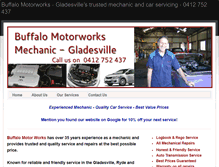 Tablet Screenshot of buffalo-motors-gladesville.com.au